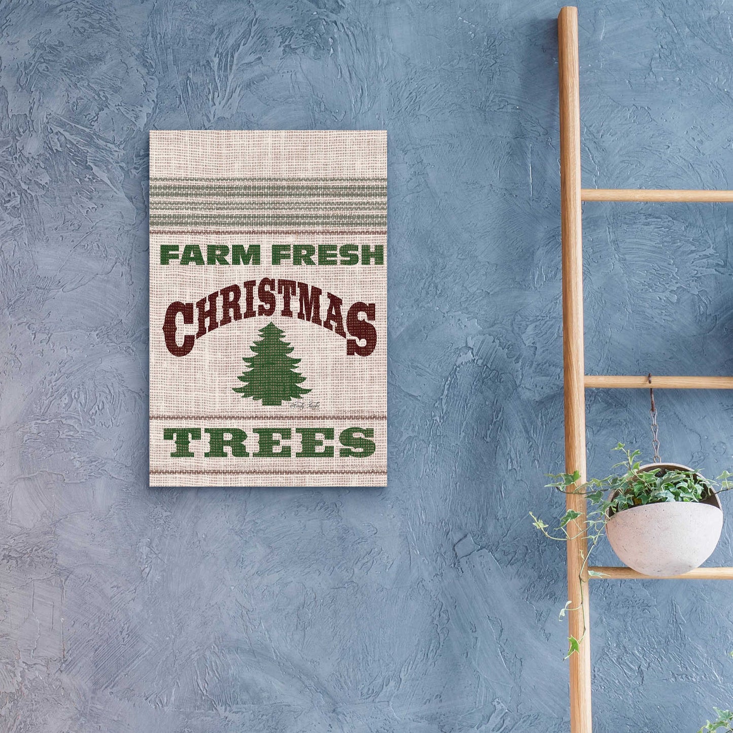 Epic Art 'Farm Fresh Christmas Trees' by Cindy Jacobs, Acrylic Glass Wall Art,16x24