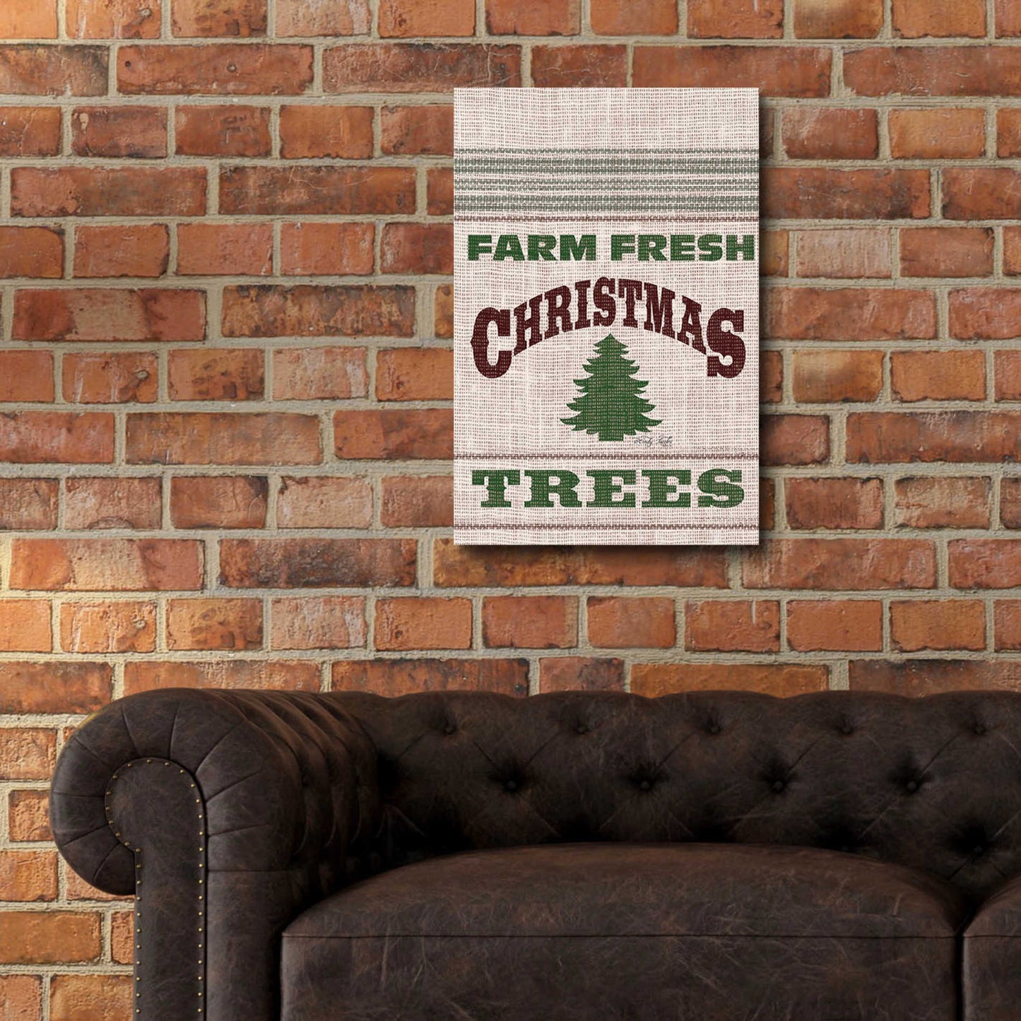 Epic Art 'Farm Fresh Christmas Trees' by Cindy Jacobs, Acrylic Glass Wall Art,16x24