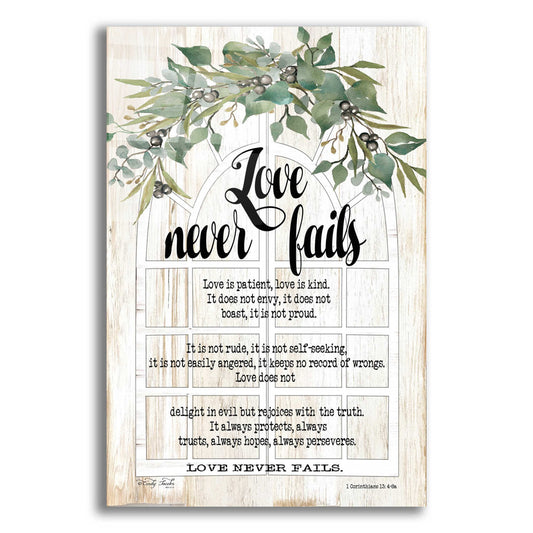 Epic Art 'Berry Swag Love Never Fails' by Cindy Jacobs, Acrylic Glass Wall Art