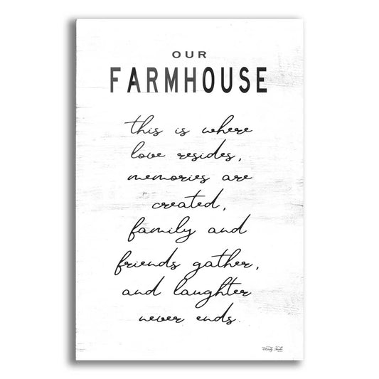 Epic Art 'Our Farmhouse' by Cindy Jacobs, Acrylic Glass Wall Art