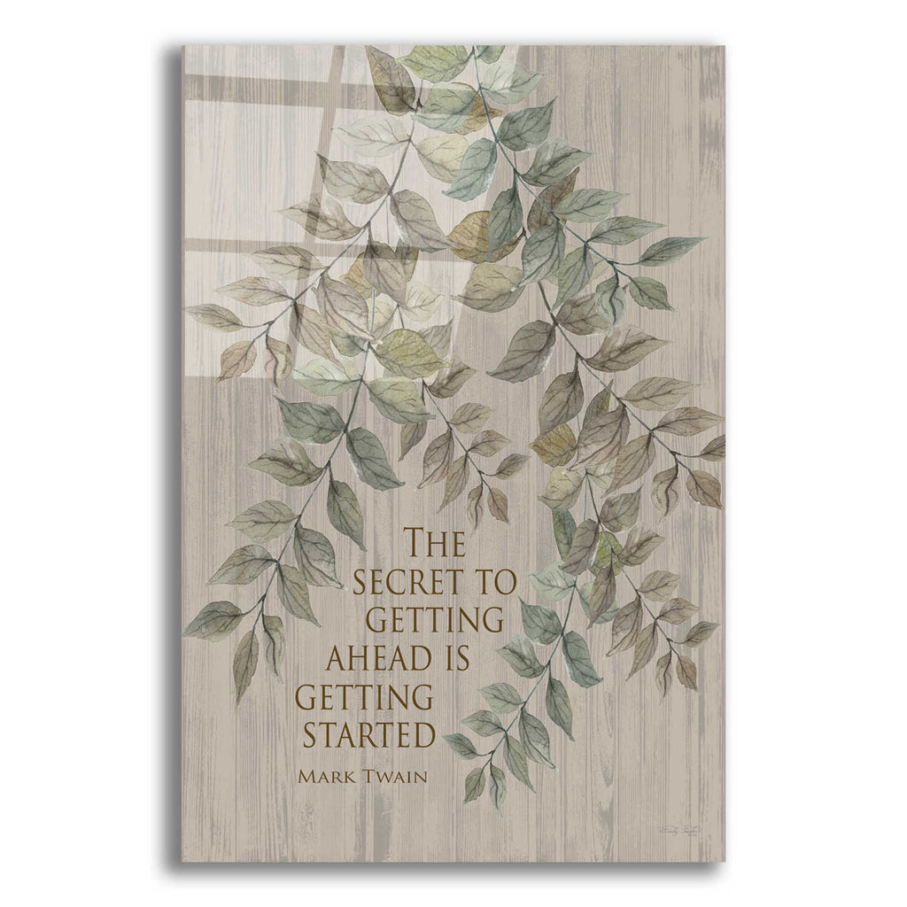 Epic Art 'Getting Started' by Cindy Jacobs, Acrylic Glass Wall Art