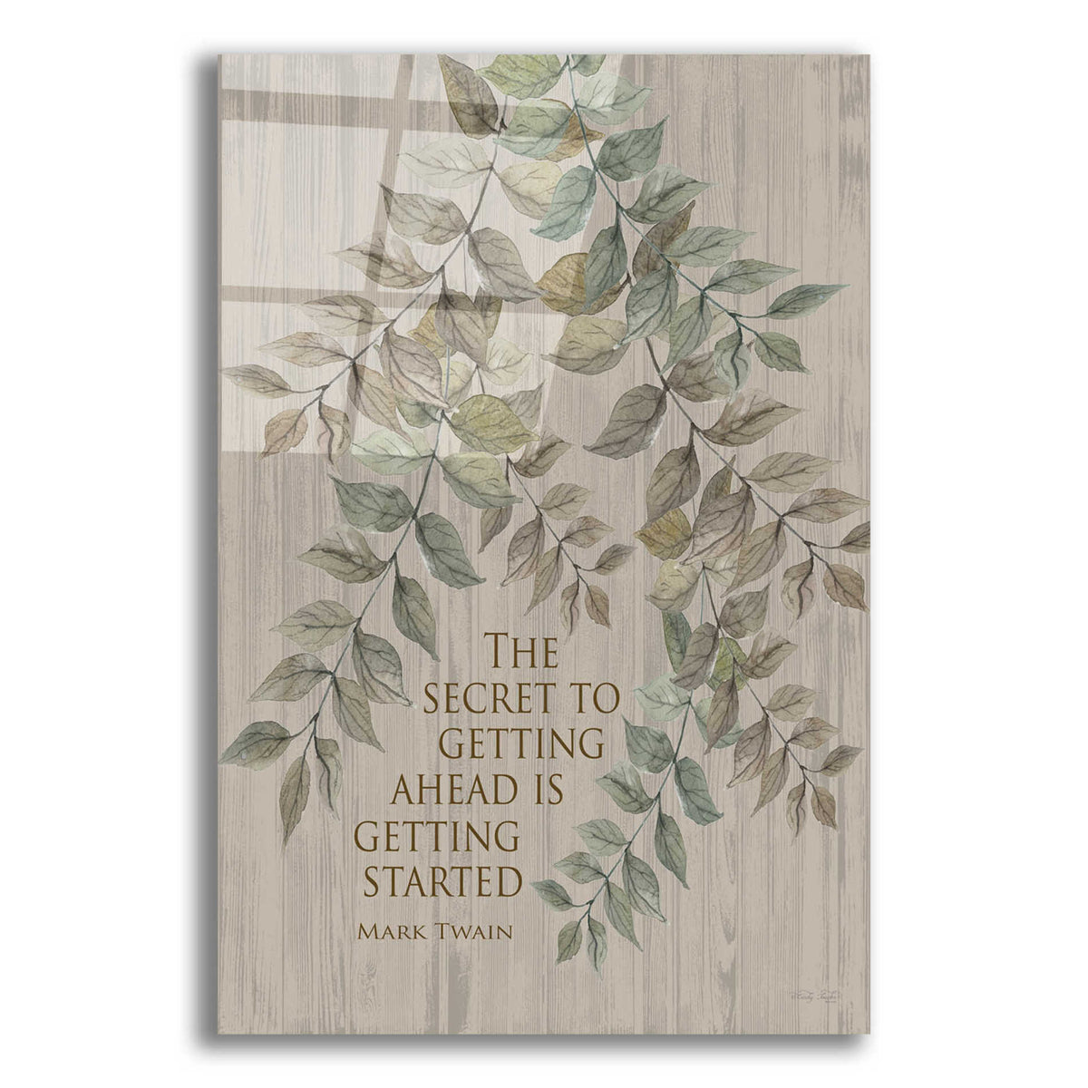 Epic Art 'Getting Started' by Cindy Jacobs, Acrylic Glass Wall Art