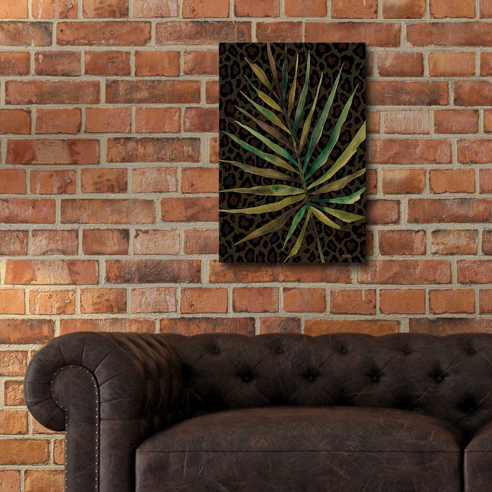 Epic Art 'Areca Leaf' by Cindy Jacobs, Acrylic Glass Wall Art,16x24