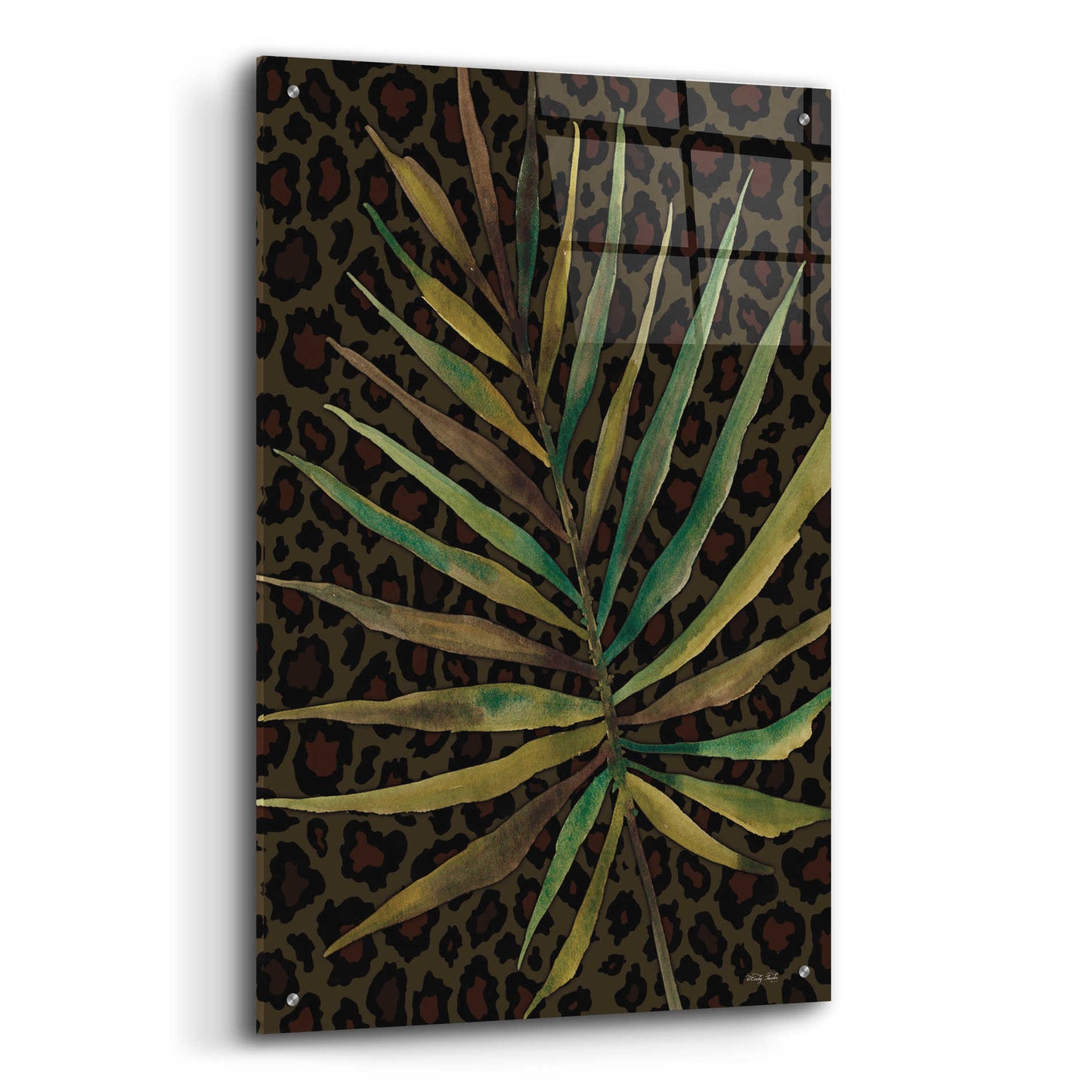 Epic Art 'Areca Leaf' by Cindy Jacobs, Acrylic Glass Wall Art,24x36