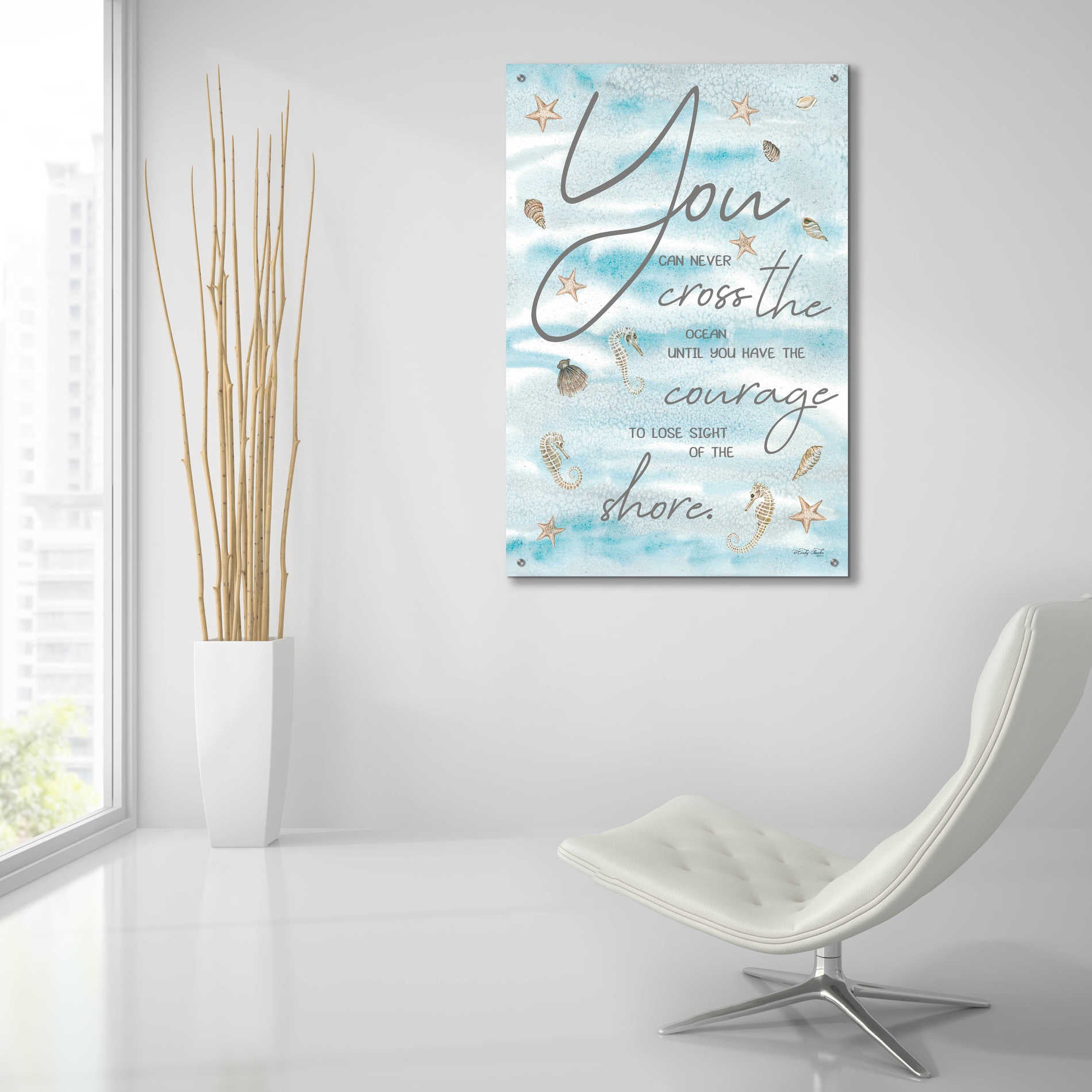 Epic Art 'You Can Never...' by Cindy Jacobs, Acrylic Glass Wall Art,24x36