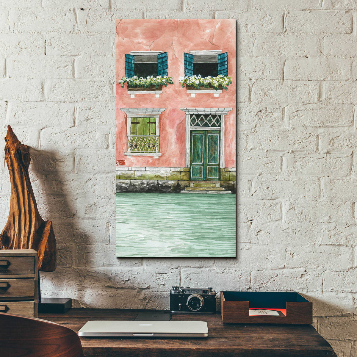 Epic Art 'Grand Canal I' by Cindy Jacobs, Acrylic Glass Wall Art,12x24