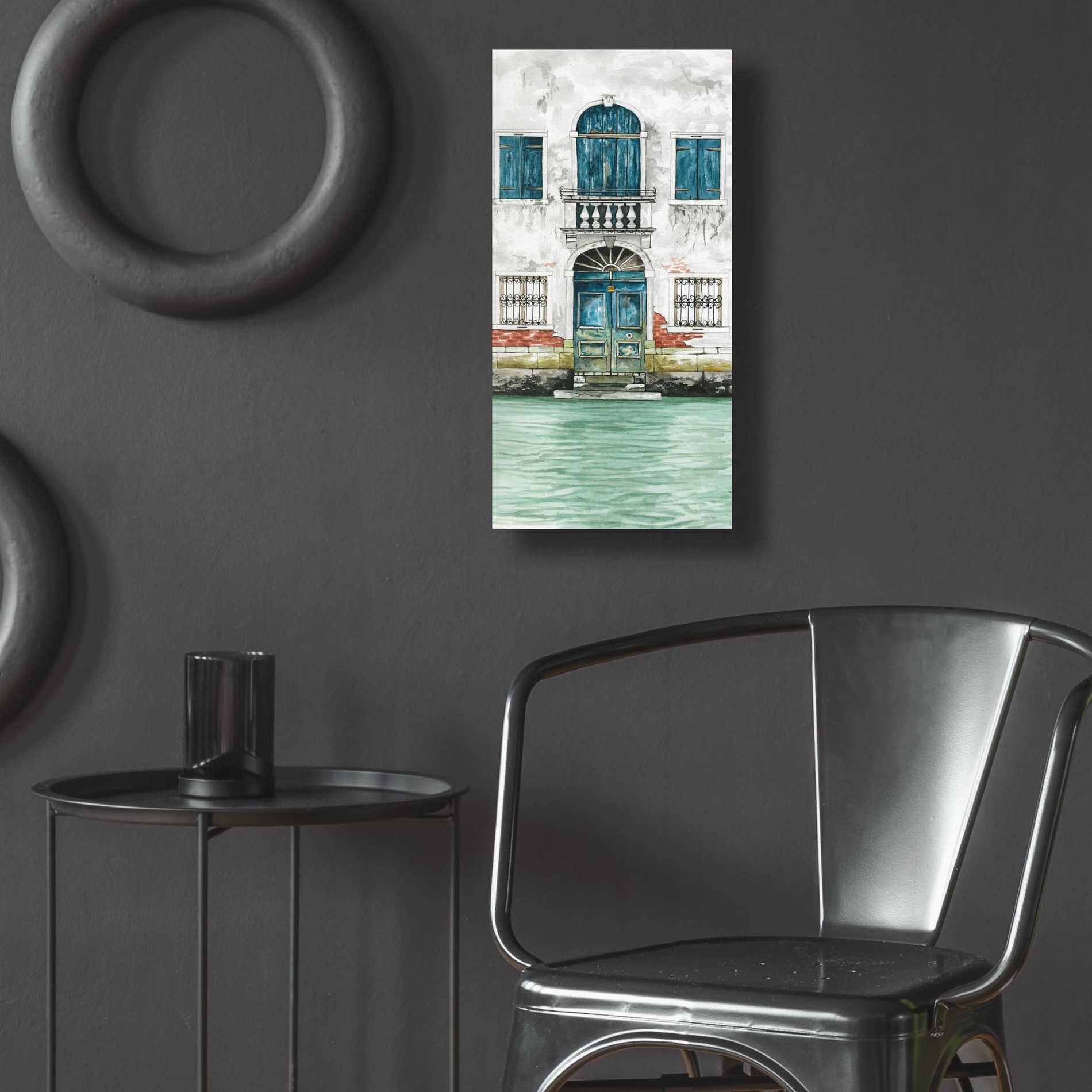 Epic Art 'Grand Canal II' by Cindy Jacobs, Acrylic Glass Wall Art,12x24