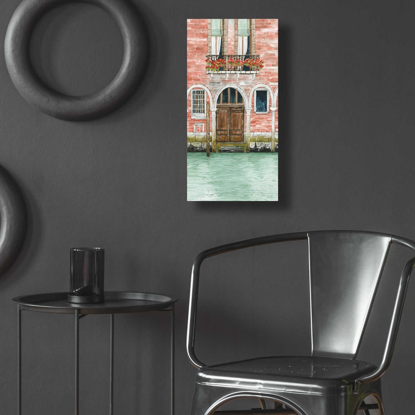 Epic Art 'Grand Canal III' by Cindy Jacobs, Acrylic Glass Wall Art,12x24