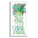 Epic Art 'Love Makes a Home Hanging Plant' by Cindy Jacobs, Acrylic Glass Wall Art,2-1