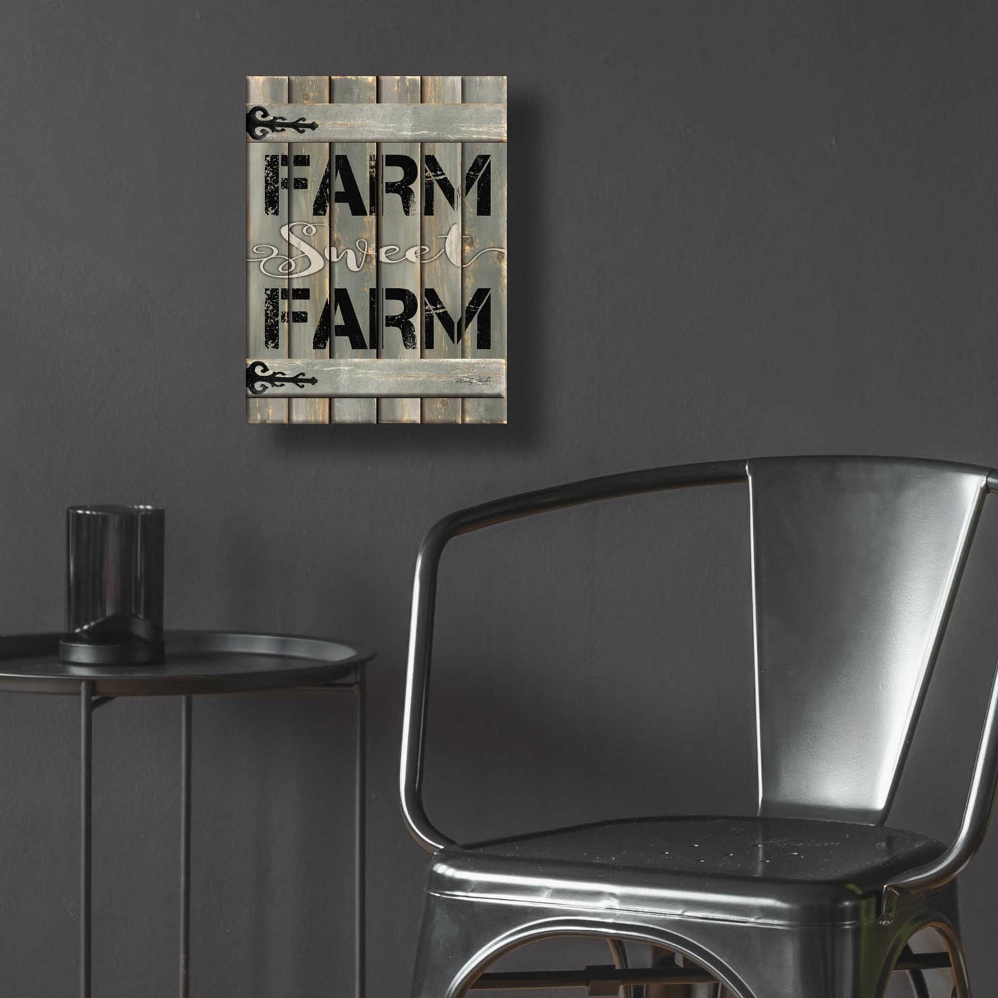 Epic Art 'Farm Sweet Farm' by Cindy Jacobs, Acrylic Glass Wall Art,12x16