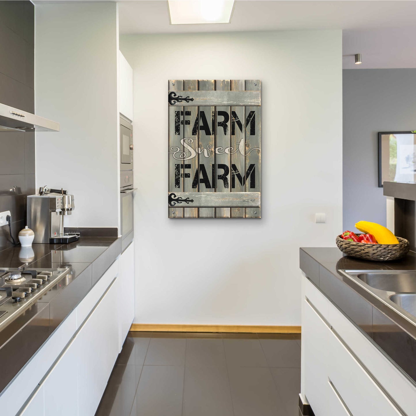 Epic Art 'Farm Sweet Farm' by Cindy Jacobs, Acrylic Glass Wall Art,24x36