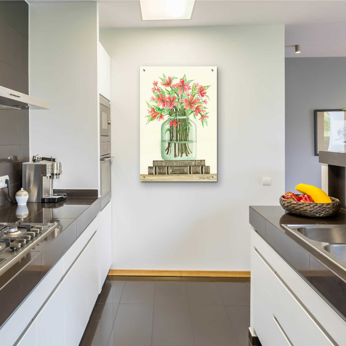 Epic Art 'Book Bouquet II' by Cindy Jacobs, Acrylic Glass Wall Art,24x36
