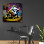 Epic Art 'Bitcoin Bull Market,' Acrylic Glass Wall Art,36x36