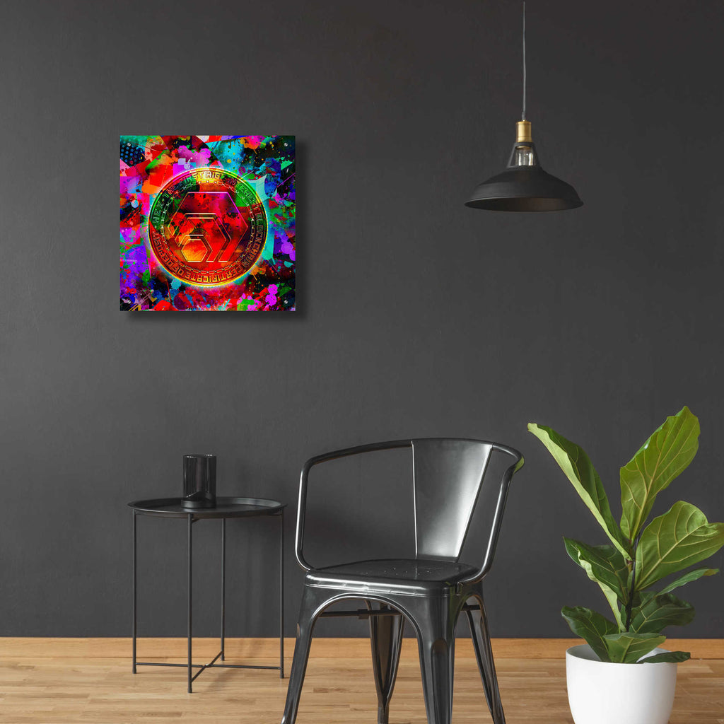 Epic Art 'HEX Crypto Color,' Acrylic Glass Wall Art,24x24