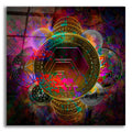 Epic Art 'HEX Crypto Pyramid,' Acrylic Glass Wall Art