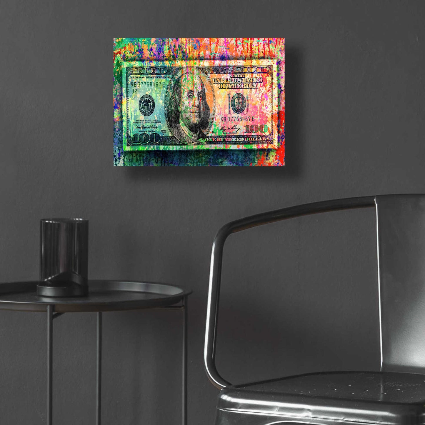 Epic Art 'Money Trail,' Acrylic Glass Wall Art,16x12