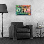 Epic Art 'Money Trail,' Acrylic Glass Wall Art,24x16