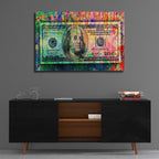 Epic Art 'Money Trail,' Acrylic Glass Wall Art,36x24