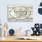 Epic Art 'Today is a Good Day' by Cindy Jacobs, Acrylic Glass Wall Art,16x12