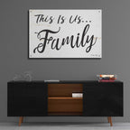 Epic Art 'This is us...Family' by Cindy Jacobs, Acrylic Glass Wall Art,36x24