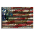 Epic Art 'American Flag on Metal' by Cindy Jacobs, Acrylic Glass Wall Art
