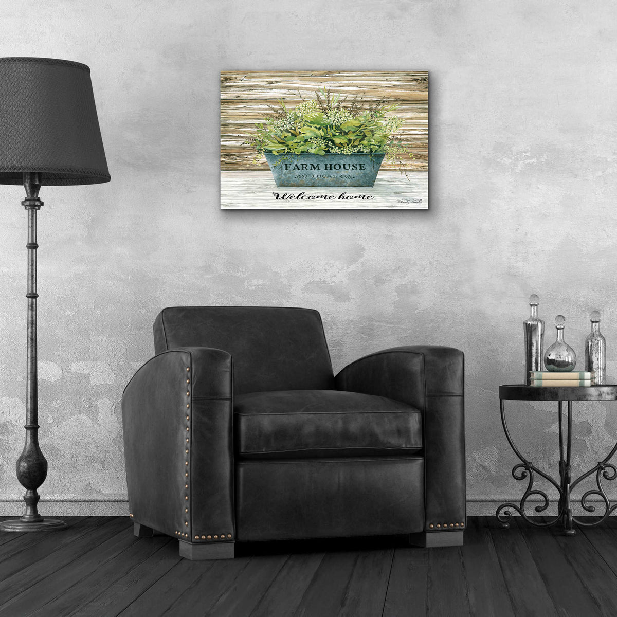 Epic Art 'Welcome Home' by Cindy Jacobs, Acrylic Glass Wall Art,24x16