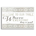 Epic Art 'Welcome to Our Table' by Cindy Jacobs, Acrylic Glass Wall Art