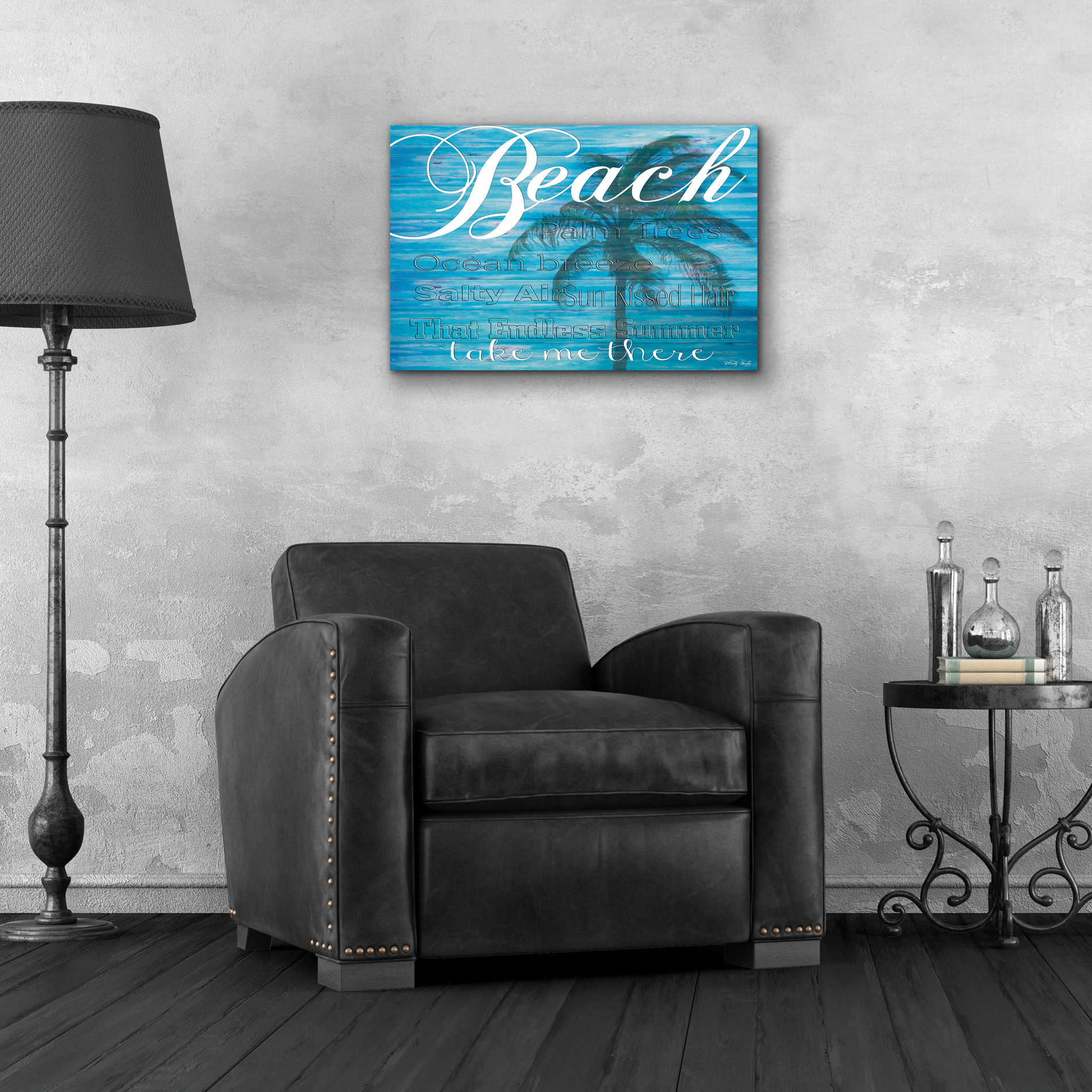 Epic Art 'Beach - Take Me There' by Cindy Jacobs, Acrylic Glass Wall Art,24x16