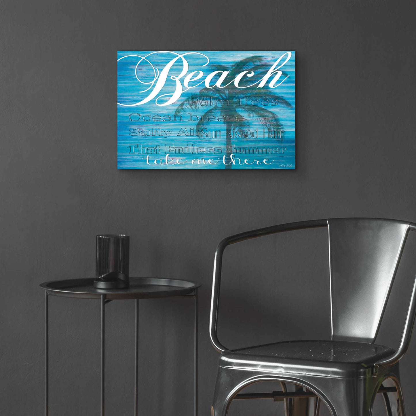 Epic Art 'Beach - Take Me There' by Cindy Jacobs, Acrylic Glass Wall Art,24x16