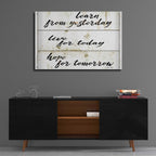 Epic Art 'Live for Today' by Cindy Jacobs, Acrylic Glass Wall Art,36x24