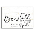 Epic Art 'Be Still and Know That I Am God' by Cindy Jacobs, Acrylic Glass Wall Art