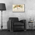 Epic Art 'Love Gathers Here Stitch' by Cindy Jacobs, Acrylic Glass Wall Art,24x16