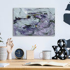 Epic Art 'Abstract in Purple IV' by Cindy Jacobs, Acrylic Glass Wall Art,16x12