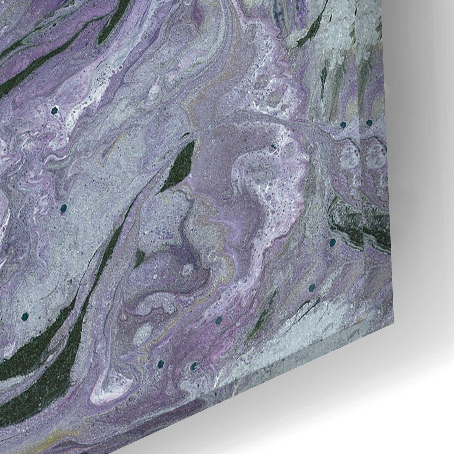 Epic Art 'Abstract in Purple IV' by Cindy Jacobs, Acrylic Glass Wall Art,24x16