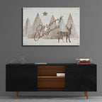 Epic Art 'Merry Christmas Deer 2' by Cindy Jacobs, Acrylic Glass Wall Art,36x24