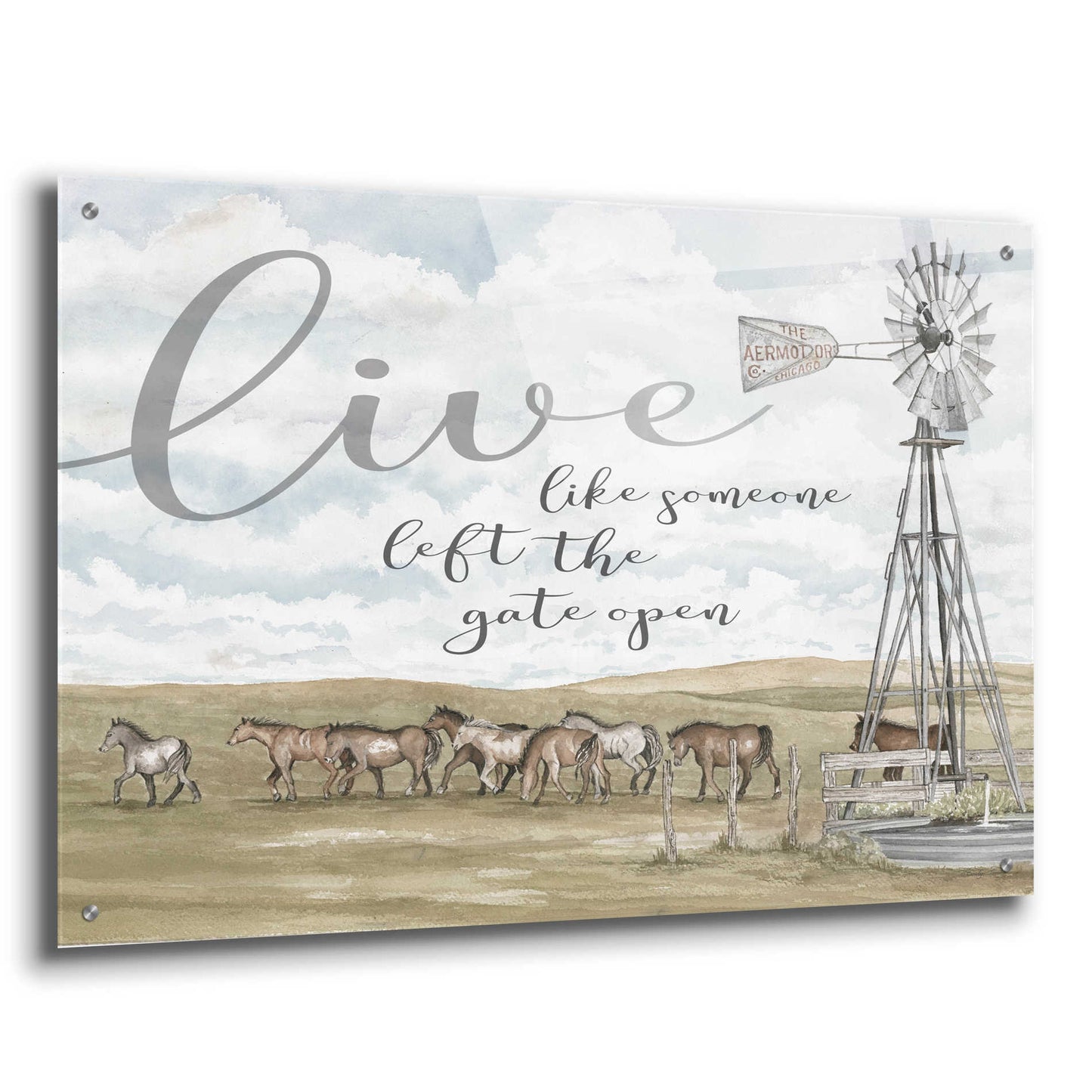 Epic Art 'Live Like Someone...' by Cindy Jacobs, Acrylic Glass Wall Art,36x24