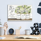 Epic Art 'It's So Good to be Home Ball Jars' by Cindy Jacobs, Acrylic Glass Wall Art,16x12