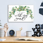 Epic Art 'It is Well With My Soul 2' by Cindy Jacobs, Acrylic Glass Wall Art,16x12