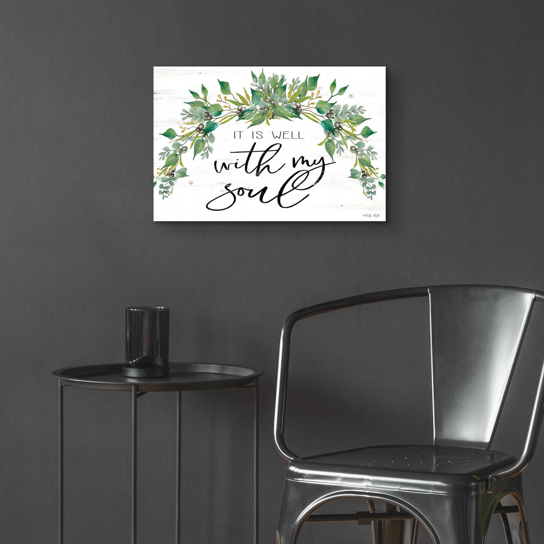 Epic Art 'It is Well With My Soul 2' by Cindy Jacobs, Acrylic Glass Wall Art,24x16