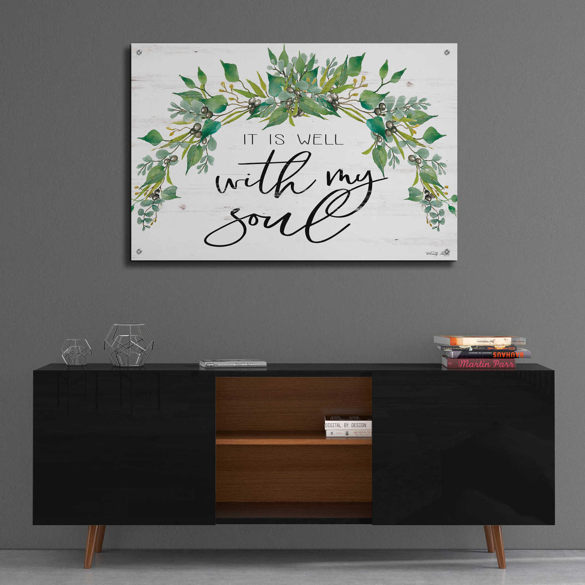 Epic Art 'It is Well With My Soul 2' by Cindy Jacobs, Acrylic Glass Wall Art,36x24