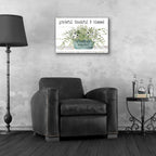 Epic Art 'Grateful Thankful & Blessed' by Cindy Jacobs, Acrylic Glass Wall Art,24x16