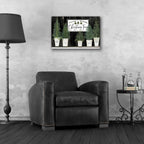 Epic Art 'Farm Fresh Trees of Christmas' by Cindy Jacobs, Acrylic Glass Wall Art,24x16