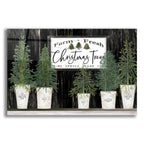 Epic Art 'Farm Fresh Trees of Christmas' by Cindy Jacobs, Acrylic Glass Wall Art