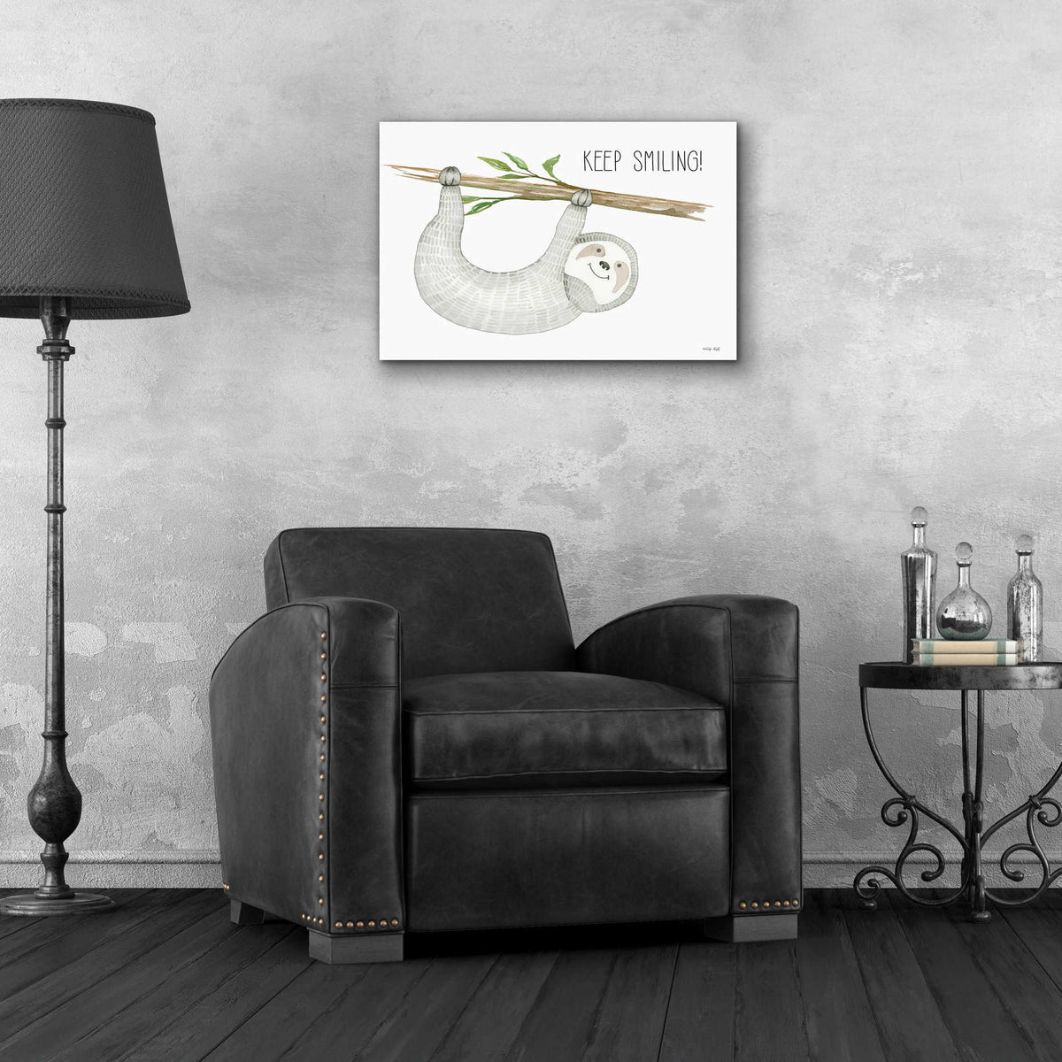 Epic Art 'Keep Smiling' by Cindy Jacobs, Acrylic Glass Wall Art,24x16