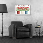Epic Art 'America Glass Jars' by Cindy Jacobs, Acrylic Glass Wall Art,24x16