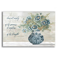 Epic Art 'Don't Worry Blue Vase' by Cindy Jacobs, Acrylic Glass Wall Art