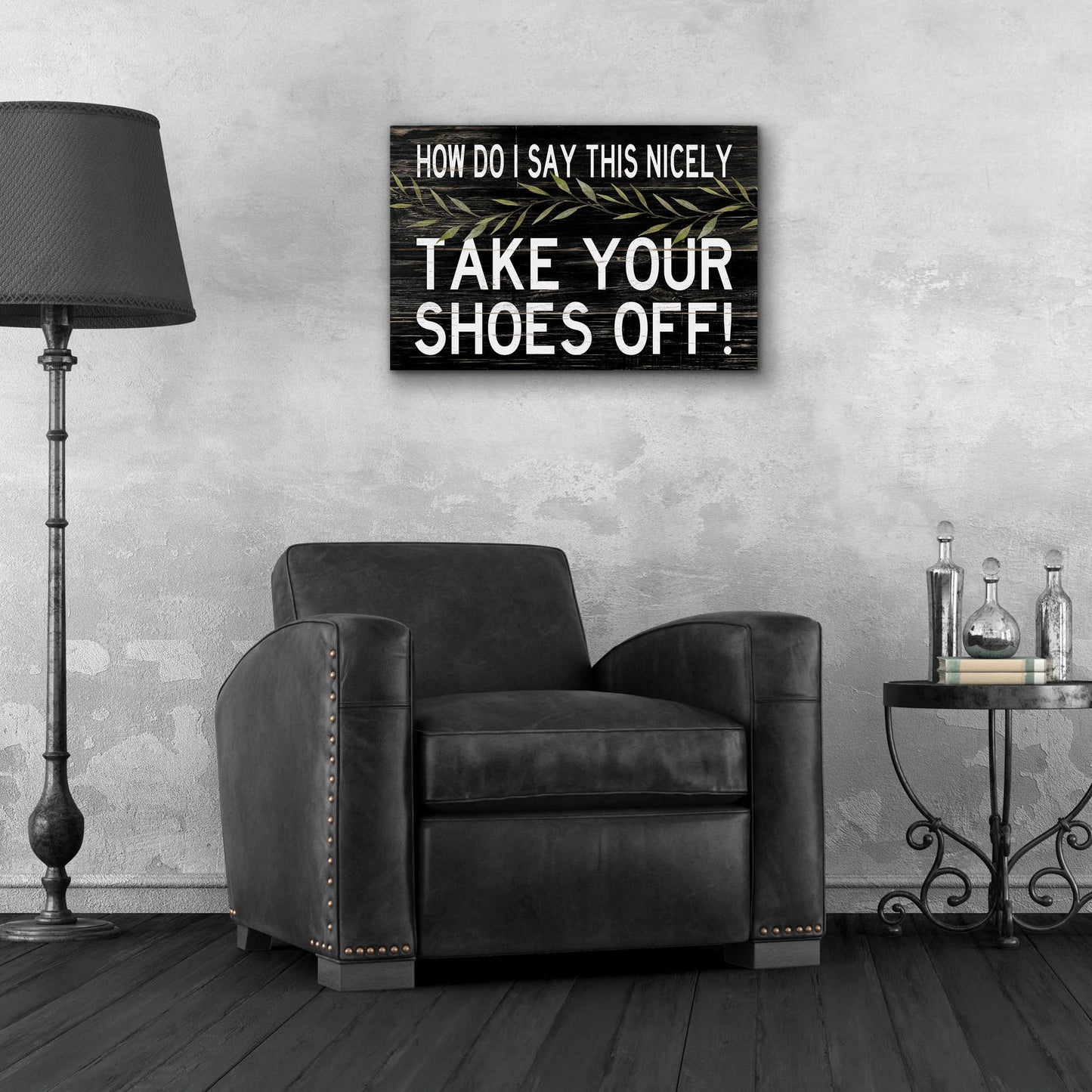 Epic Art 'Take Your Shoes Off' by Cindy Jacobs, Acrylic Glass Wall Art,24x16