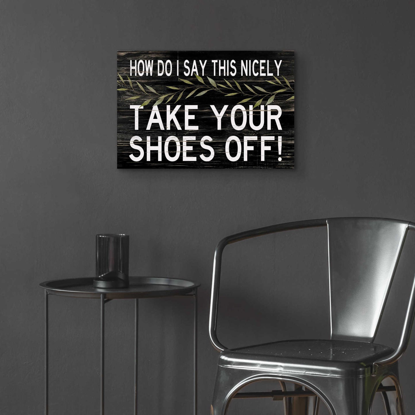 Epic Art 'Take Your Shoes Off' by Cindy Jacobs, Acrylic Glass Wall Art,24x16