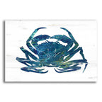 Epic Art 'Blue Coastal Crab' by Cindy Jacobs, Acrylic Glass Wall Art