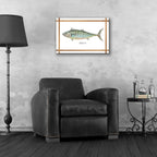 Epic Art 'Bonita on White' by Cindy Jacobs, Acrylic Glass Wall Art,24x16
